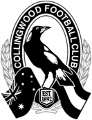 Collingwood FC Logo Black and White