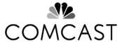 Comcast Logo Black and White