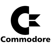 Commodore Logo Black and White