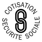 Cotisation Securite Sociale Logo Black and White