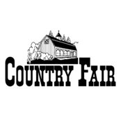Country Fair Logo Black and White