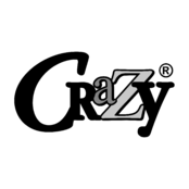 Crazy Logo Black and White