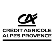 Credit Agricole Alpes Provence Logo Black and White