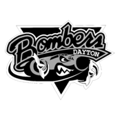Dayton Bombers Logo Black and White