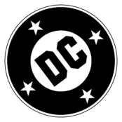 DC Logo Black and White