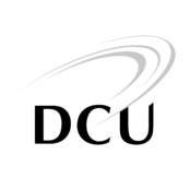 DCU Logo Black and White