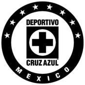Deportivo Cruz Azul Logo Black and White