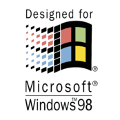Designed for Microsoft Windows 98 Logo