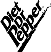 Diet Dr Pepper Logo Black and White