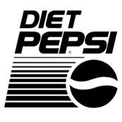 Diet Pepsi Logo Black and White (1)