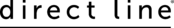 Direct Line Logo Black and White