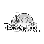 Disneyland Resort Logo Black and White