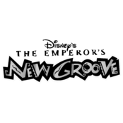 Disney’s The Emperor’s New Groove Logo Black and White