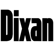 Dixan Logo Black and White