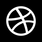 Dribbble Logo Black and White (1)