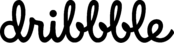 Dribbble Logo Black and White