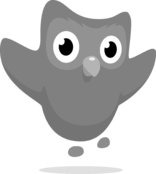 Duolingo Symbol Icon Logo Black and White