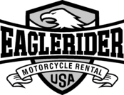 Eagle Rider Logo Black and White