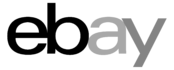 eBay Logo Black and White