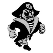 ECU Pirates Logo Black and White (1)