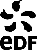 EDF Logo Black and White