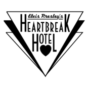 Elvis Presley’s Heartbreak Hotel Logo Black and White