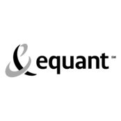 Equant Logo Black and White