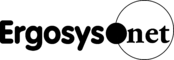 Ergosystems Inc Logo Black and White