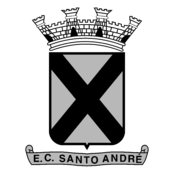 Esporte Clube Santo Andre SP Logo Black and White