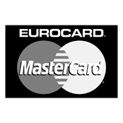 Eurocard MasterCard Logo Black and White