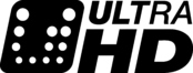 Europe Ultra HD Logo Black and White