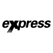 Express Logo Black and White