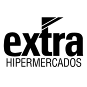 Extra Logo Black and White