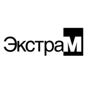 Extra M Logo Black and White