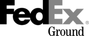 FEDEX GROUND Logo Black and White