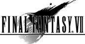 Final Fantasy VII Logo Black and White