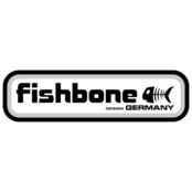 Fishbone Design Logo Black and White