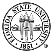 Florida State University Logo Black and White (1)
