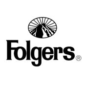 Folgers Logo Black and White
