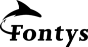 Fontys Logo Black and White