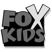 FoxKids Logo Black and White