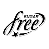 Free Sugar Logo Black and White