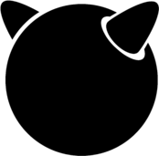 FreeBSD Logo Black and White