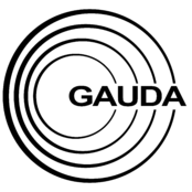 Gauda Logo Black and White