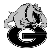 Georgia Bulldogs Logo Black and White (4)