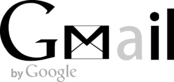 Gmail Logo Black and White