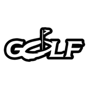 Golf Logo Black and White