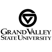 Grand Valley State University Logo Black and White