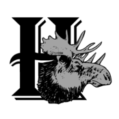 Halifax Mooseheads Logo Black and White