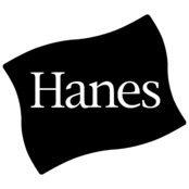 Hanes Logo Black and White